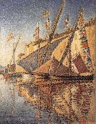 The sloop hang flag Paul Signac